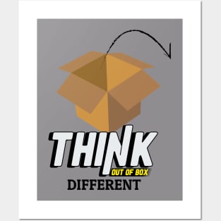 THINK DIFFERENT OUT OF BOX Posters and Art